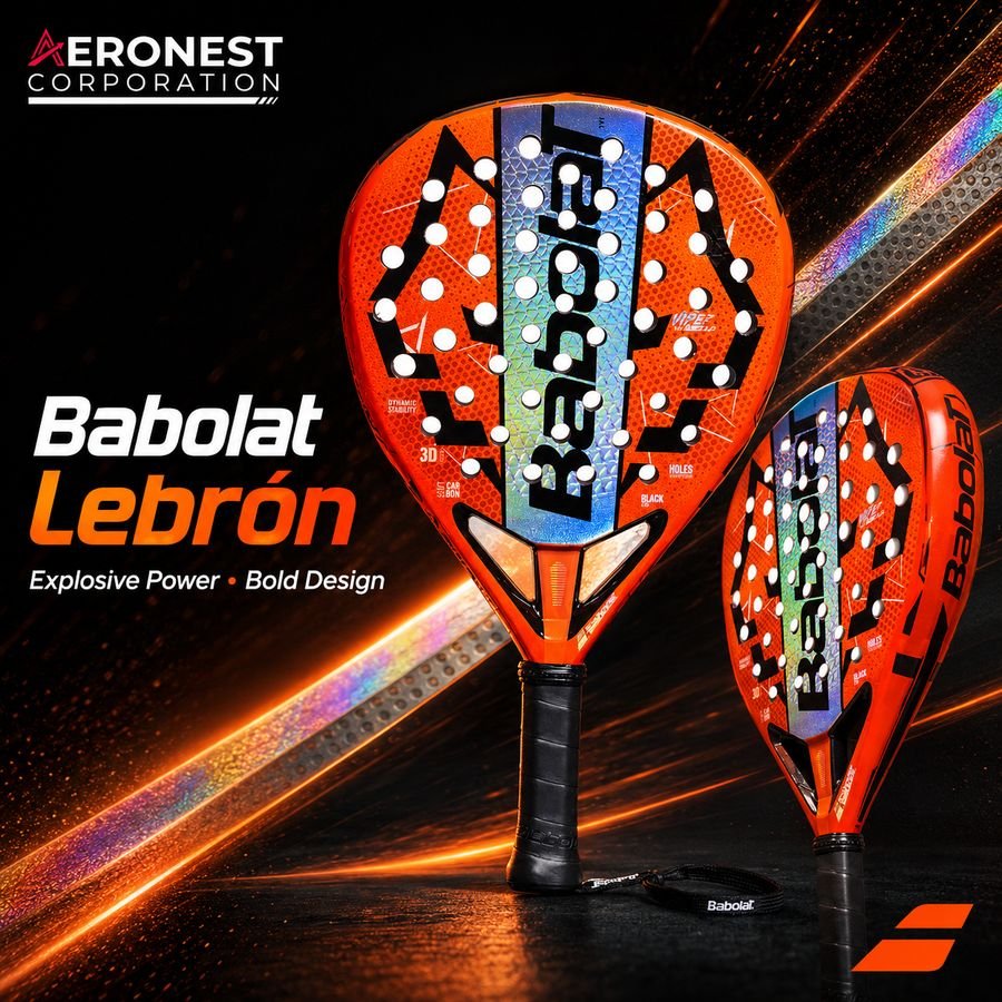 Babolat Lebrón — Aeronest promotional banner