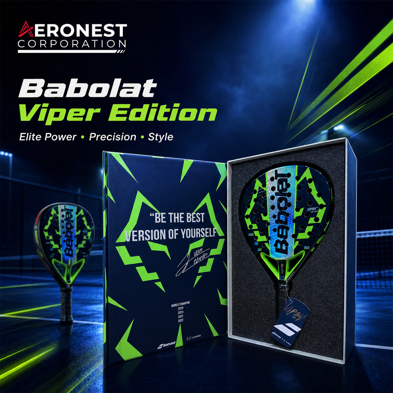 Premium padel racket collection